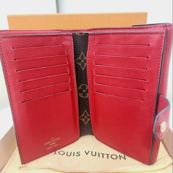 LOUIS VUITTON Monogram Pallas Compact Wallet in Cherry 🍒 - Picture 4 of 7